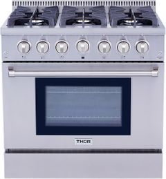 Thor Kitchen® 36" Stainless Steel Pro Style Gas Range