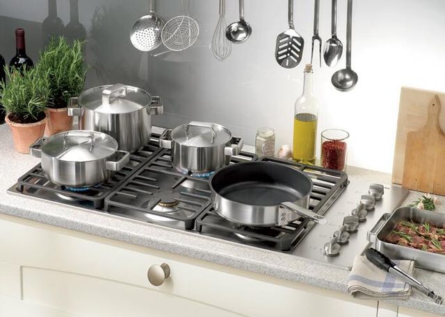 Miele 43" Gas Stainless Steel Cooktop-1