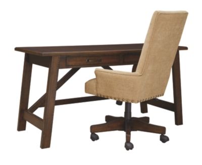 Signature Design by Ashley® Baldridge Light Brown Home Office Desk Chair-2