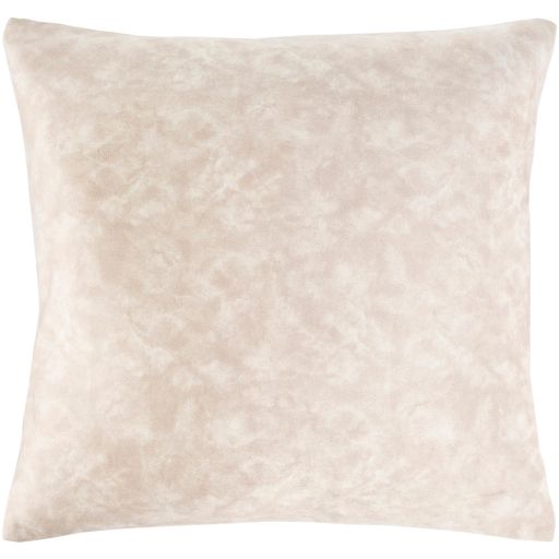 Surya Collins Cream 20" x 20" Toss Pillow with Down Insert