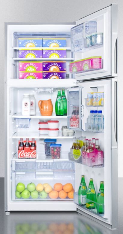 Summit® Ingenious Series 18.12 Cu. Ft. Counter Depth Refrigerator-Platinum 1
