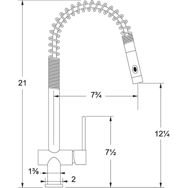 Franke Oxygen Flex Series Pull-Down Faucet-Satin Nickel 1