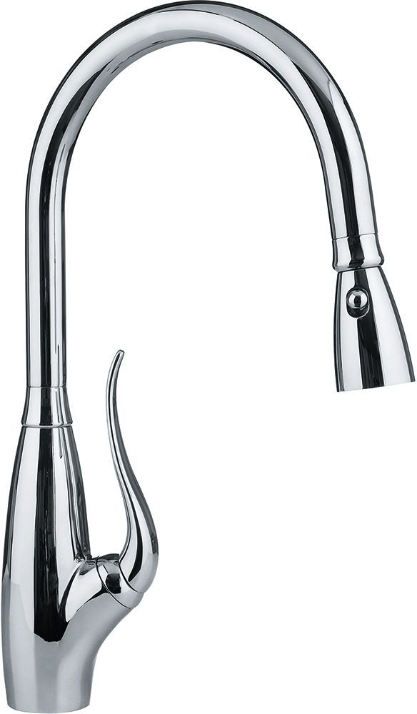 Franke Tulip Series Pull-Down Faucet-Polished Chrome