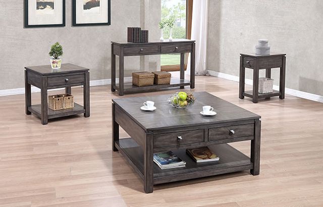 Winners Only® Hartford Warm Grey Side Table 1
