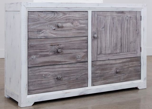 Vintage Furniture Windjammer Nero White/Granite Dresser-0