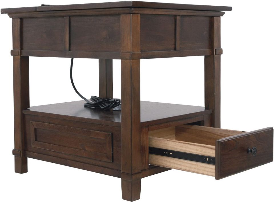 Signature Design by Ashley® Gately Medium Brown End Table