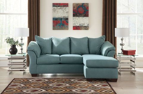 Signature Design by Ashley® Darcy Sky Sofa Chaise 5