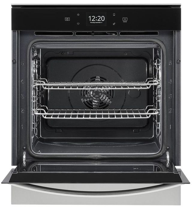 Whirlpool® 24" Fingerprint Resistant Stainless Steel Single Electric Wall Oven-1