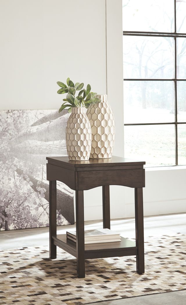 Haddigan Brown Chairside End Table 4