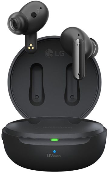 LG Tone Free Black Charcaol True Wireless Bluetooth UVnano Earbuds 0