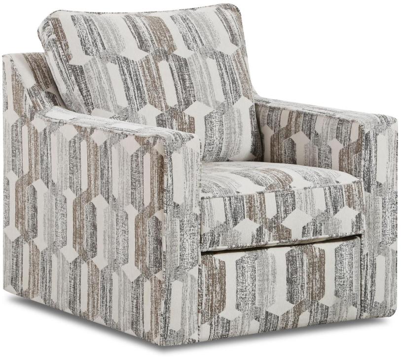 Lane® Home Furnishings 2080 Calhoun Adventure Driftwood Swivel Accent Chair