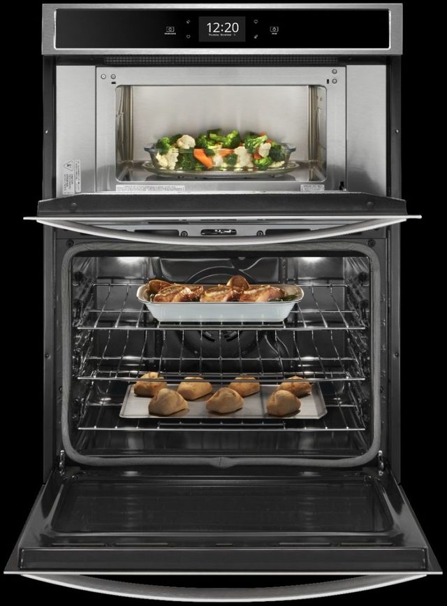 Whirlpool® 30" Stainless Steel Oven/Microwave Combo Electric Wall Oven-3