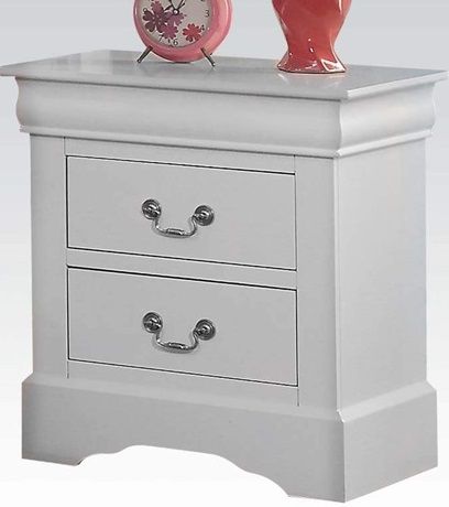 Acme Louis Philippe Cherry Nightstand