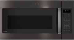 GE Profile™ 1.7 Cu. Ft. Black Stainless Steel Over The Range Microwave