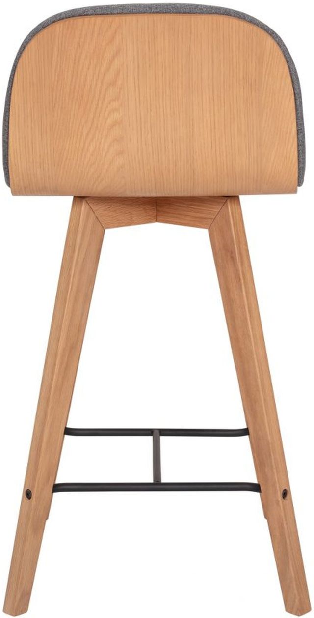 Moe's Home Collections Napoli Grey Counter Height Stool 2