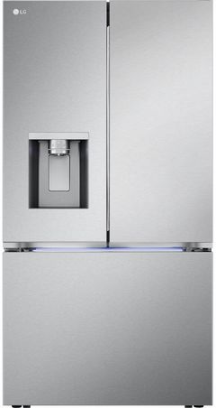 LG 25.5 Cu. Ft. PrintProof™ Stainless Steel Counter Depth French Door Refrigerator 