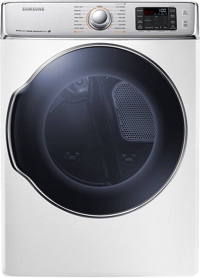 Samsung 9100 Series 9.5 Cu. Ft. White Front Load Electric Dryer