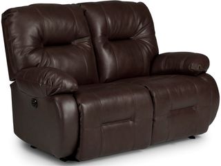 Best® Home Furnishings Brinley Power Reclining Space Saver® Leather Loveseat