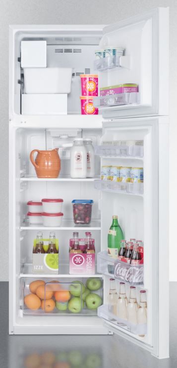 Summit® 8.8 Cu. Ft. White Top Freezer Refrigerator 1