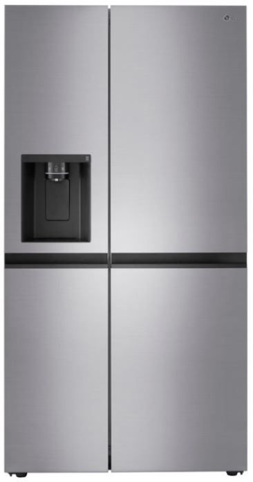 LG 23.0 Cu. Ft. PrintProof™ Finish Stainless Steel Look Counter Depth Side By Side Refrigerator-0
