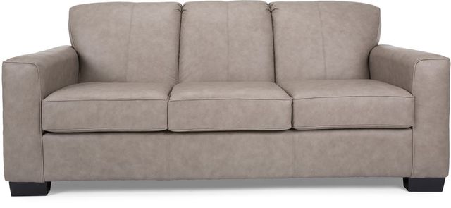 Decor-Rest® Furniture LTD 3705 Beige Leather Sofa 1