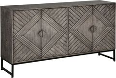 Signature Design by Ashley® Treybrook Distress Grey Accent Cabinet