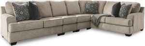 Signature Design by Ashley® Bovarian 4-Piece Stone Right-Arm Facing Sectional