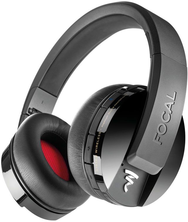 Focal® Black High Gloss Premium Wireless Headphones