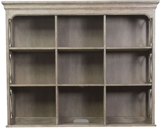 Liberty Simply Elegant Heathered Taupe Credenza Hutch-0