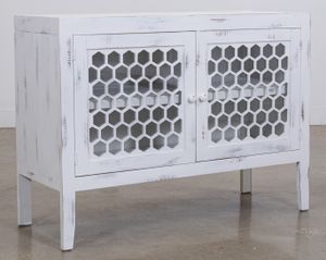 Vintage Furniture Honeycomb Console