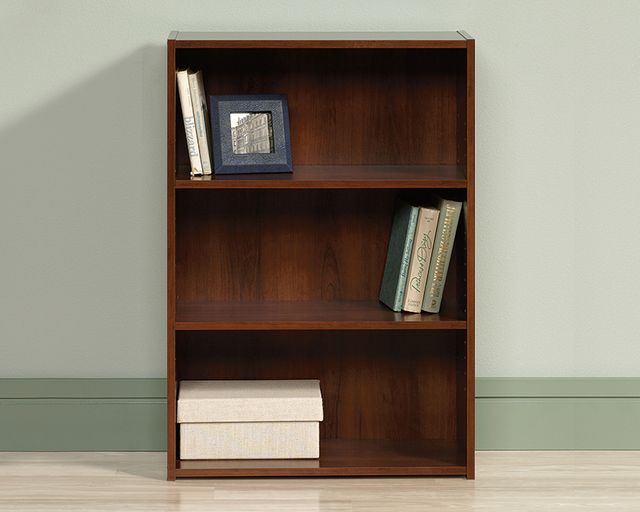 Sauder® Beginnings® Brook Cherry 3-Shelf Bookcase 1