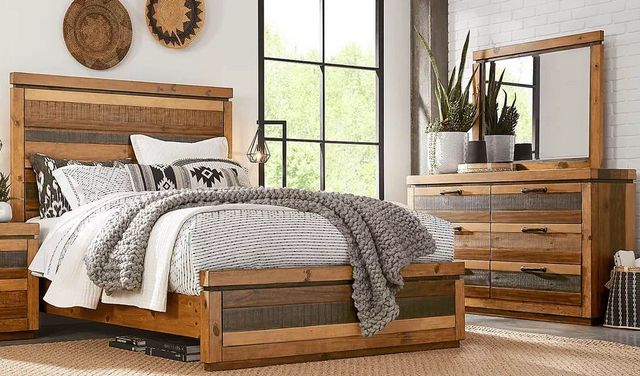 Westover Hills Brown King Bed, Dresser and Mirror-0
