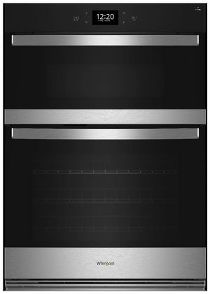 Whirlpool® 30" Stainless Steel Oven/Micro Combo Electric Wall Oven
