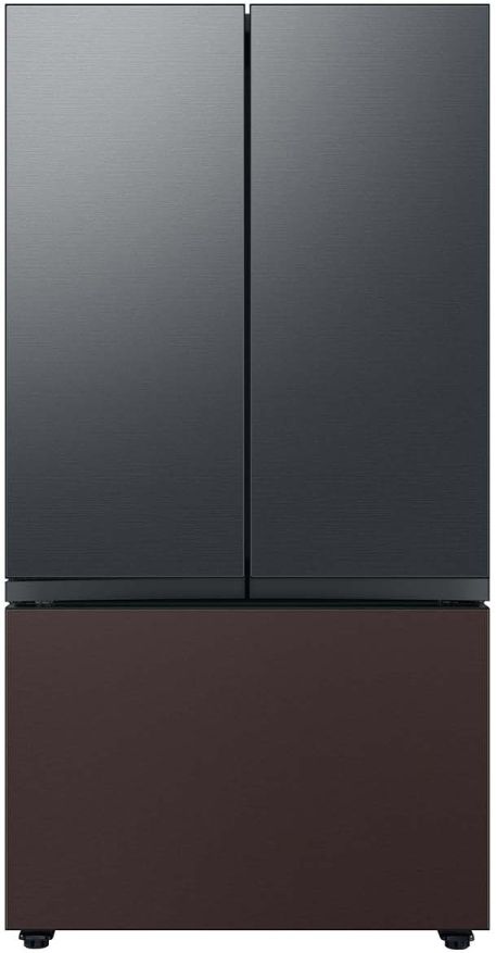 Samsung Bespoke 18" Matte Black Steel French Door Refrigerator Top Panel 8