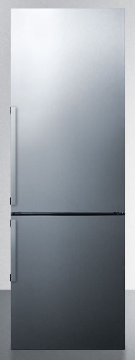 Summit® 11.0 Cu. Ft. Stainless Steel Bottom Freezer Refrigerator