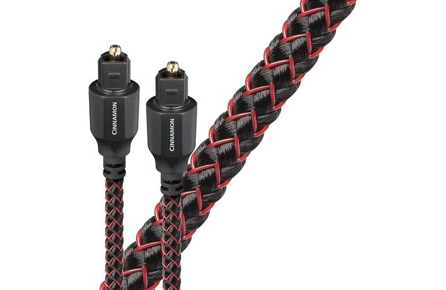 AudioQuest® Full Cinnamon 12M Toslink Fiber-Optic Digital Cable 0