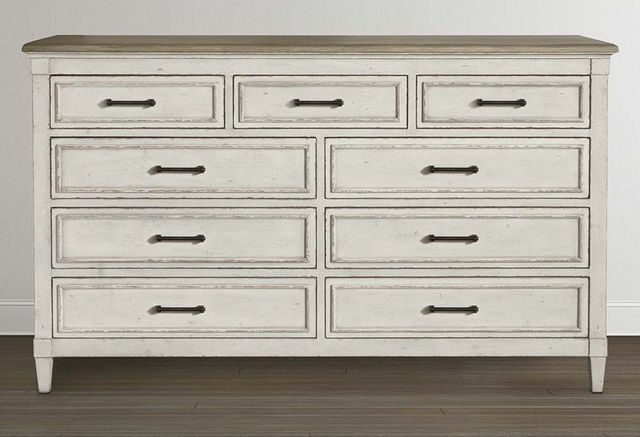 Bassett® Furniture Bella Two-Tone Wood Top Dresser