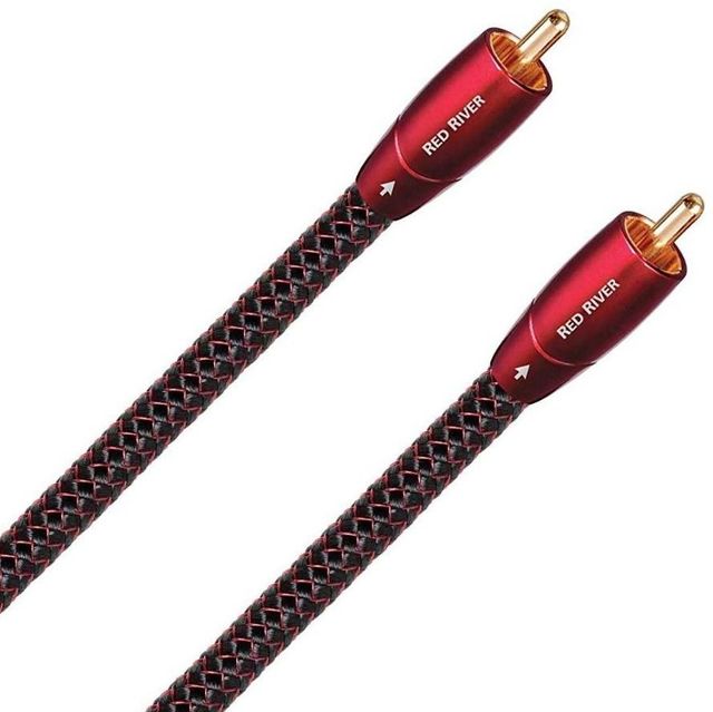 AudioQuest® Red River Pair Of RCA Interconnect Analog Audio Cables (2.0 M/6'6")