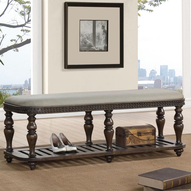 Riverside Furniture Belmeade Upholstered Bed Bench 1