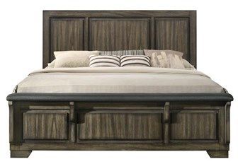 New Classic® Home Furnishings Ashland Rustic Brown Queen Bed