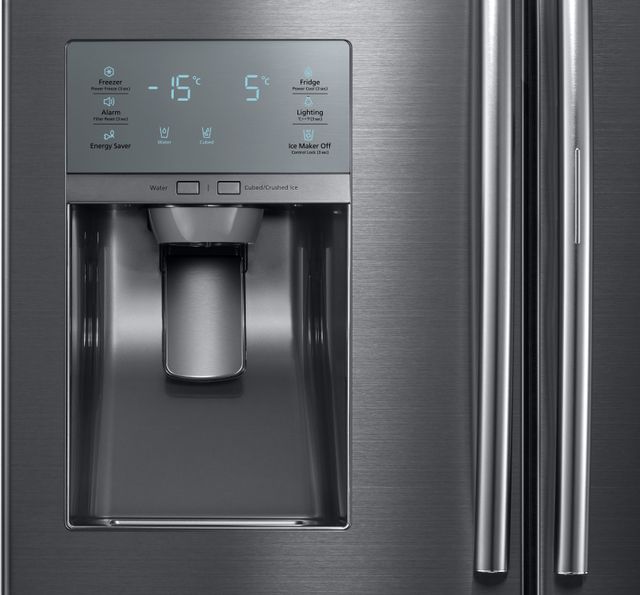 Samsung 28 Cu. Ft. 4-Door French Door Food Showcase Refrigerator-Fingerprint Resistant Black Stainless Steel 10
