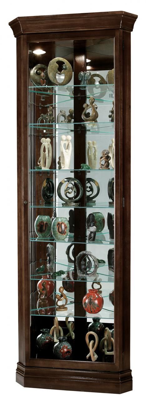 Howard Miller® Dustin Espresso Curio Cabinet 0