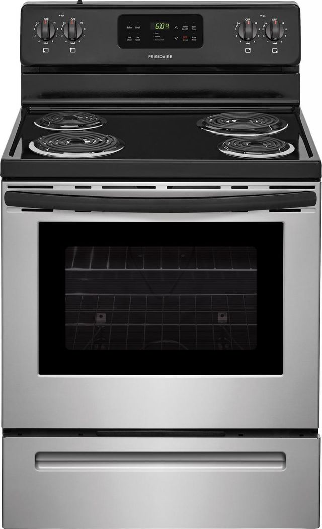 Frigidaire® 29.88" Stainless Steel Free Standing Electric Range 0