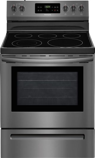 Frigidaire® 30" Black Stainless Steel Free Standing Electric Range