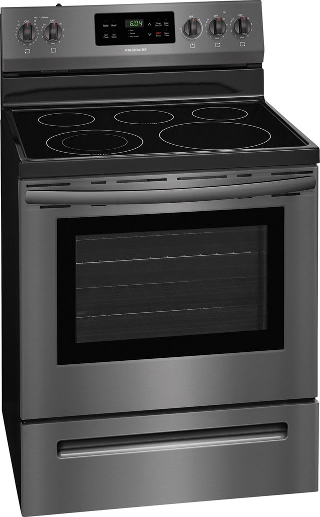 Frigidaire® 30" Black Stainless Steel Free Standing Electric Range 5