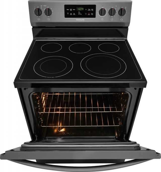 Frigidaire® 30" Free Standing Electric Range-Black Stainless 3