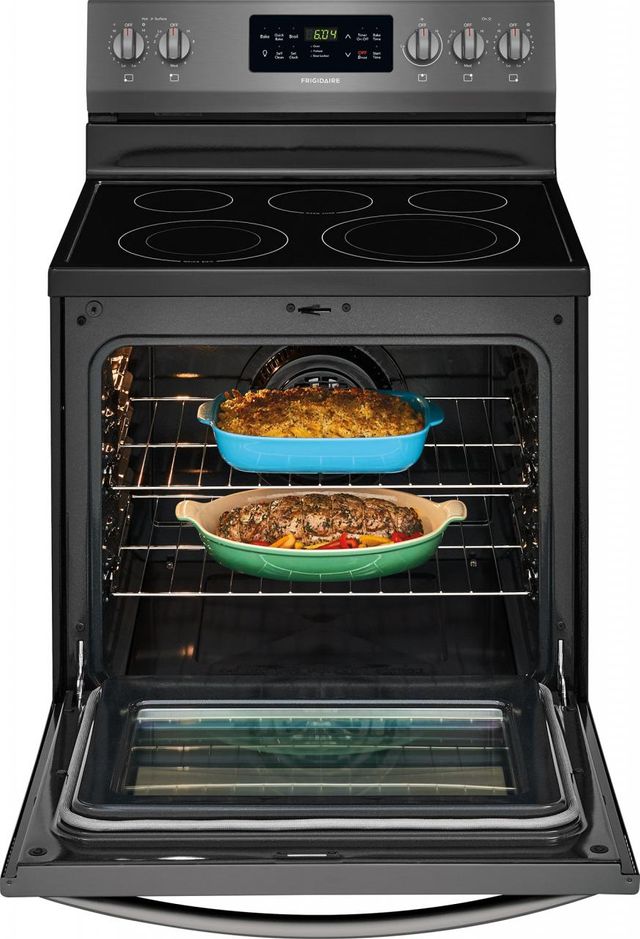 Frigidaire® 30" Free Standing Electric Range-Black Stainless 6