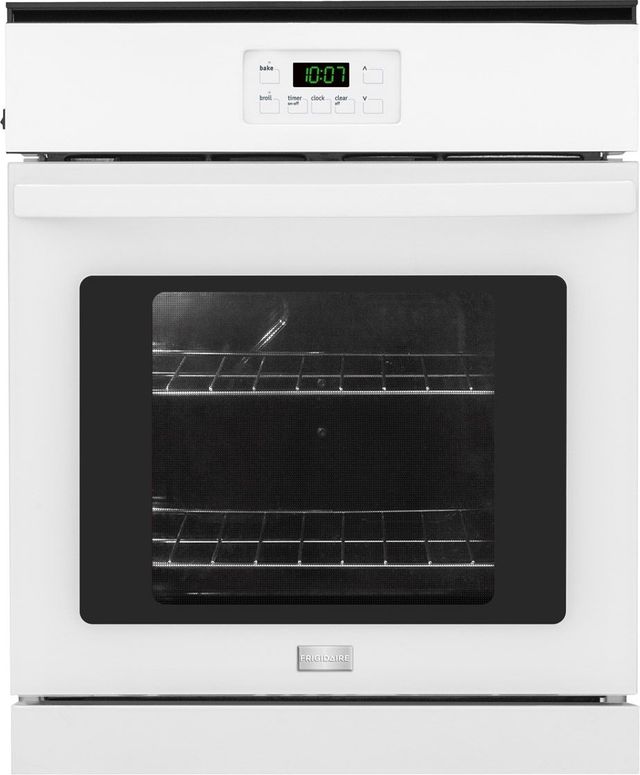 Frigidaire® 24"  White Electric Single Oven Built In 0