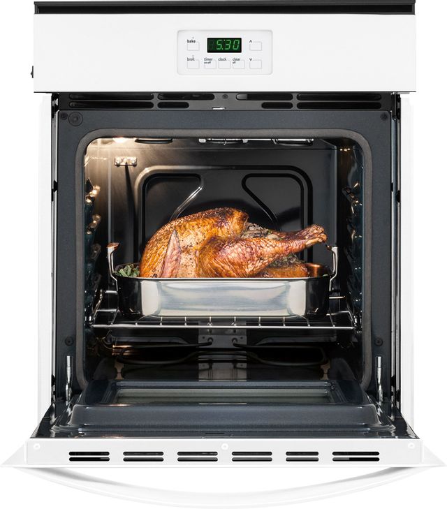Frigidaire® 24"  White Electric Single Oven Built In 3