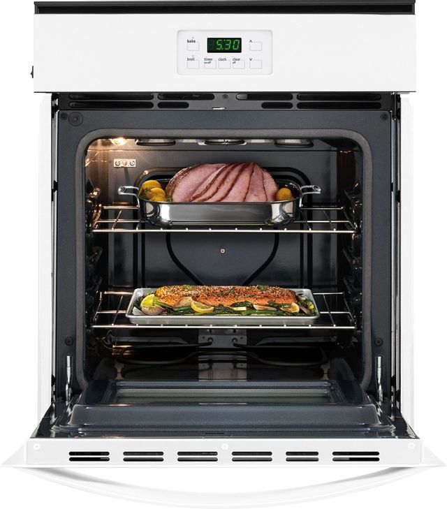 Frigidaire® 24" White Electric Single Oven Built In 2